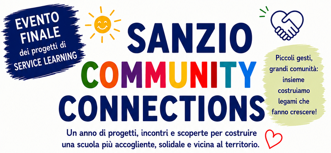 Sanzio comunity connetion 2025/26: evento finale 4 giugno